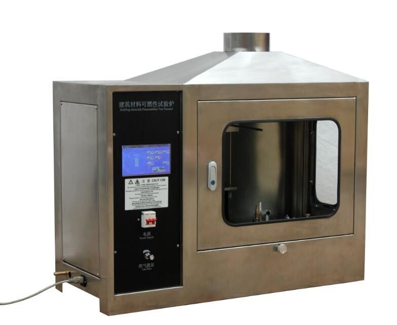 Fire Safety Evaluation Building Material Ignitability Test Machine with Single Flame Source
