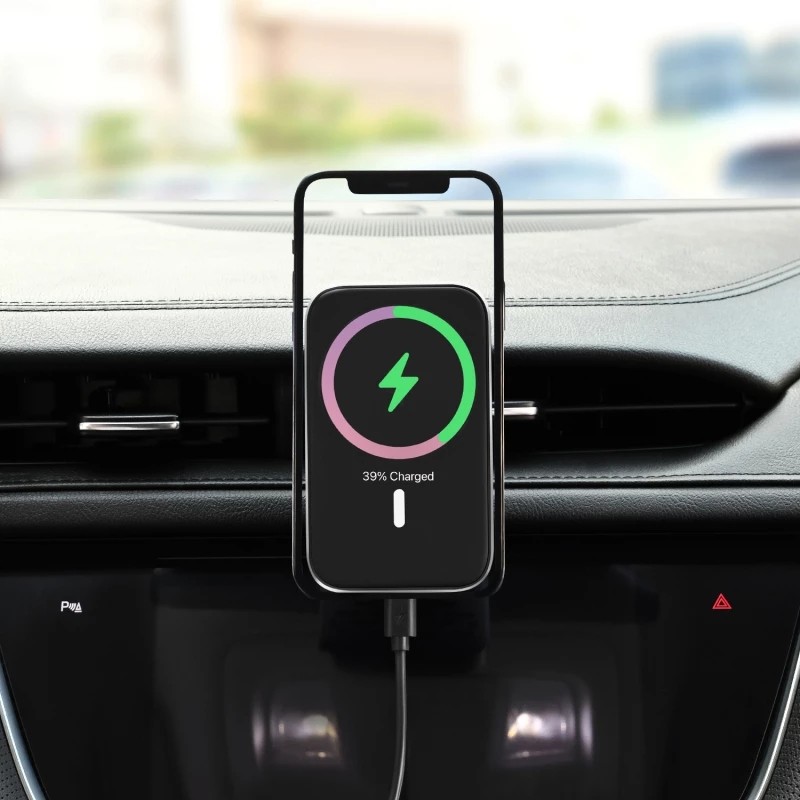 12V 1.5A Magsafe Fast Magnetic Wireless Car Charger For IPhone 13 Mini Pro Max