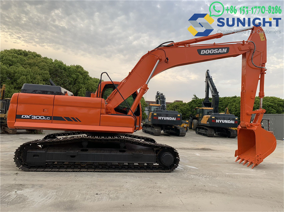 30ton Used Excavator Machine Original Korea Doosan DX300LC Second Hand Crawler Hydraulic Excavator