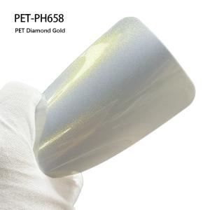 China PET-PH658 PET Diamond Gold Self Healing Car Body Wrap 1.52m X 18m wholesale