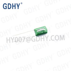 China 0.01UF 1000V 5% Metallized Polyester Film Capacitor CL11 2J103J wholesale