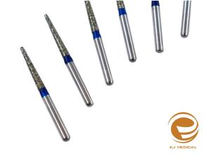 China High quality Dental Silver and gold Diamond burs wholesale