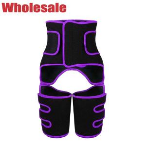 China Sweet Sweat Waist And Thigh Trimmer Purple Velcro Sweet Sweat Waist And Thigh Trimmer MHW100118PU wholesale
