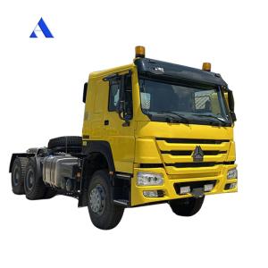 China 450HP 600L Fuel Tank Left Euro 2 Semi Trailer 6X4 Heavy Truck Tractor Head Diesel Fuel Automatic Manual Transmission on sale