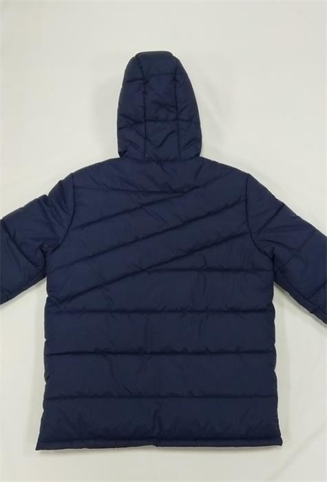 Quilted Nylon Packable Puffer Jacket Mens Blue Quilted Coat