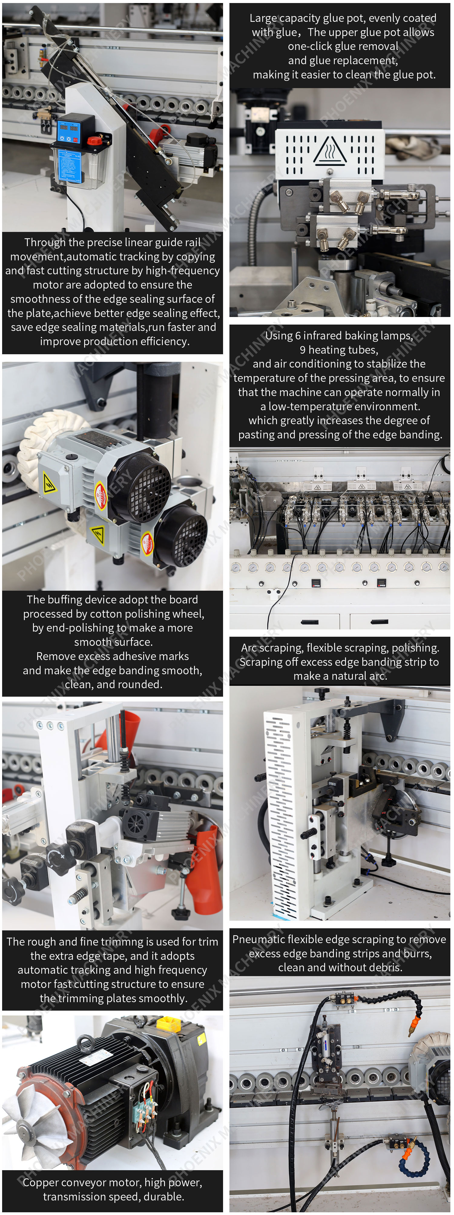 Customized End Soft Forming Edge Bander Sealing Edge Banding Machine with 380V Voltage