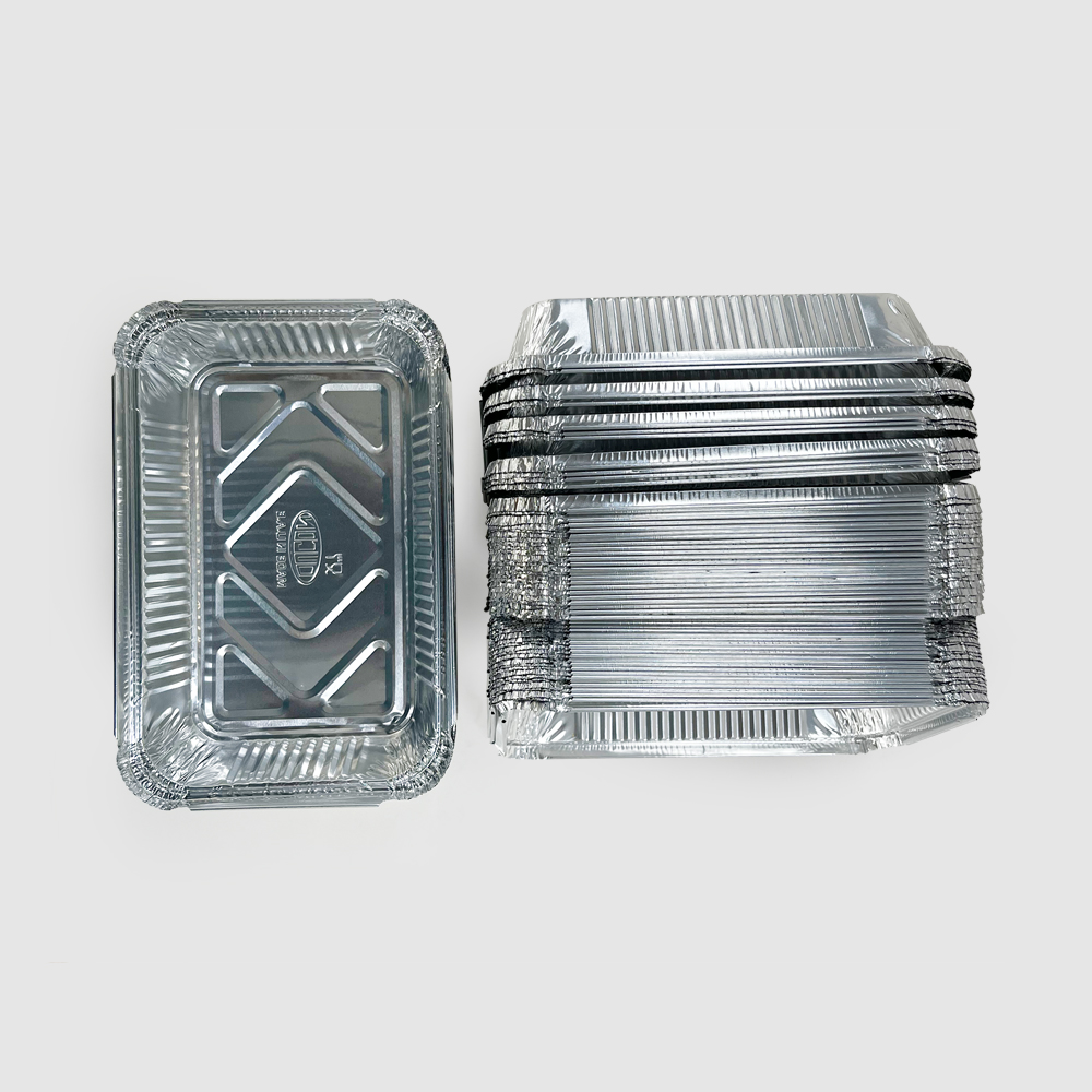 Barquettes Alu Jetables Traiteur 8389 Aluminum Foil Trays for Food Packing and Takeout