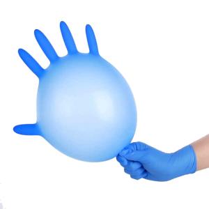 China Anti Oil Disposable Poly Gloves , Medical Rubber Gloves Corrosive Resistance wholesale