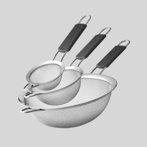 China Stainless Steel Fine Mesh Strainer 3.4 Inch 5.5 Inch 7.5 Inch For Kitchen wholesale