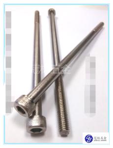 China 12.9 Grade Extra Long Electrical Socket Screws 200mm Nickelplated wholesale