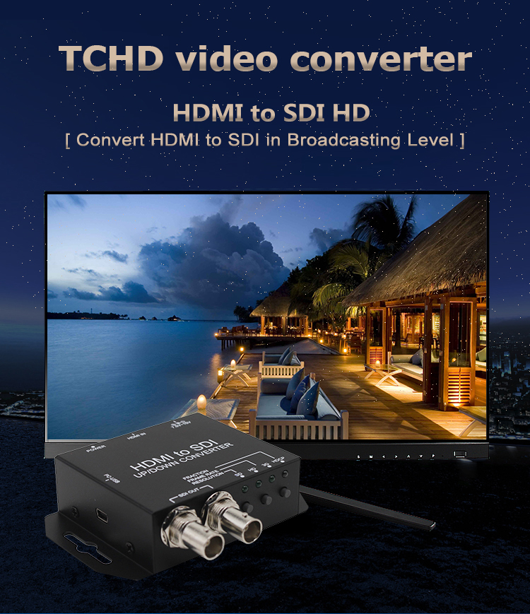 Independent Audio Selection HDMI to SDI Video Converter with Up/Down Scaling