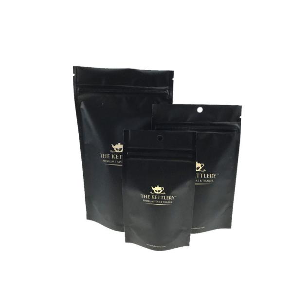 China supplier custom design printing resealable aluminum foil stand up pouches with zipper for food packaging