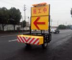 Liftable Aluminum 129kg Warning Mobile Vehicle Barrier Electrostatic spraying