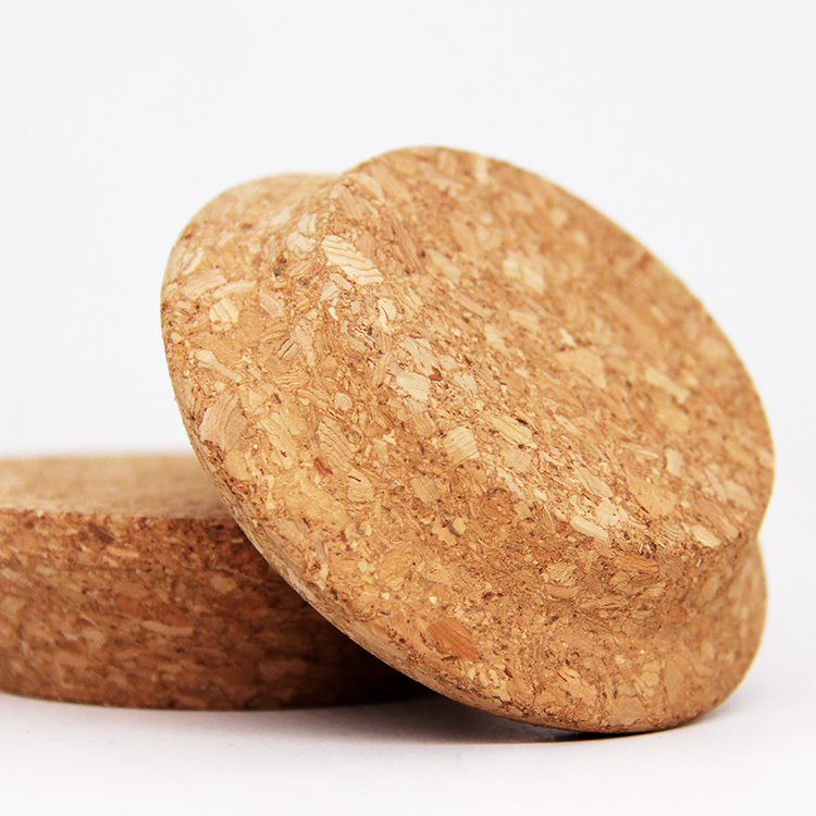 Wholesale Airtight Seal Wooden Cork Lid for Candle Top