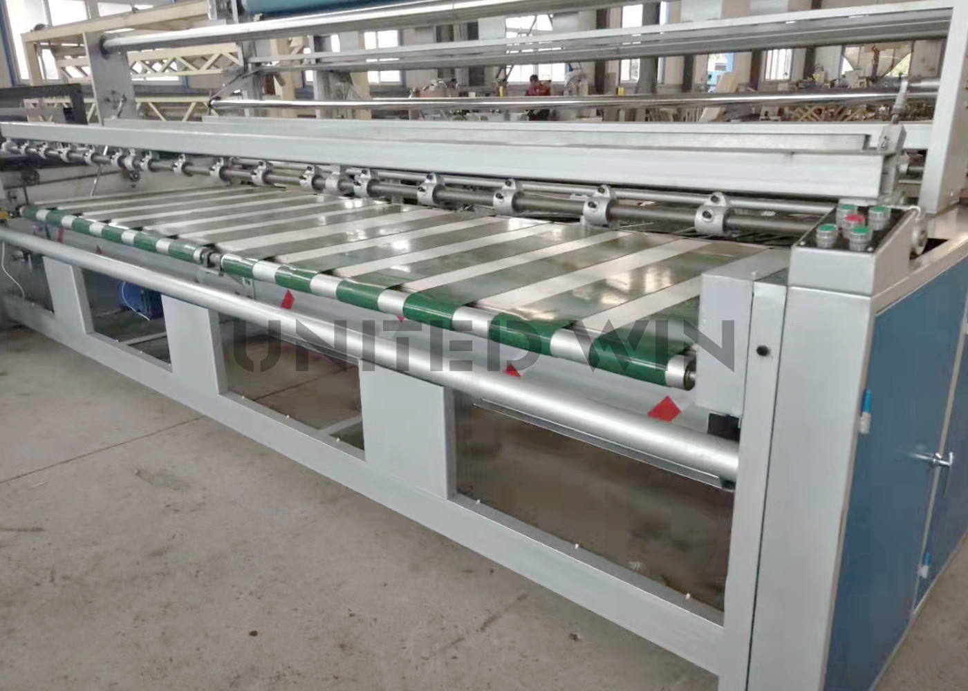 Fully Automatic Tarpaulin Fabric Folding Making Machine Tarpaulin Finishing Machinery