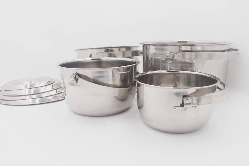 21cm Kitchen Stainless Steel Cookware Set Pasta Cooking Pot With Handle