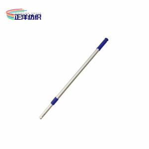 China 25mm Aluminum Mop Stick 178cm Length Silver Collapsible Mop Handle wholesale