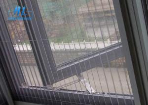 China Polyester Plisse Insect Screen Eco - Friendly Long Service Life Dustproof wholesale