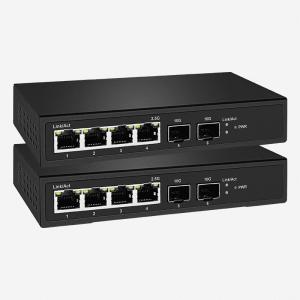China Network Protocols IEEE 802.3 2.5G PoE Switch With 4 2.5gb RJ45 And 2 10gb Sfp+ Ports on sale