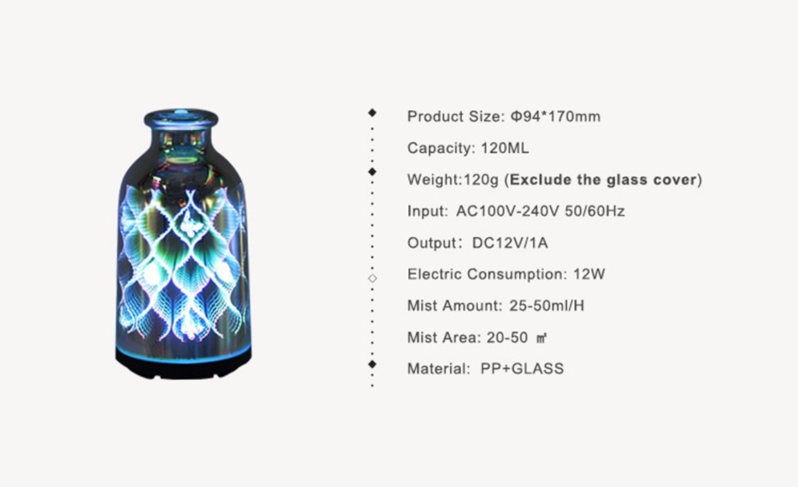 Wholesale Christmas Gifts Essential Oil Diffuser Humidifier aroma Lamps Diffuser