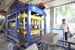 Various Mould QTJ4-25 1400pcs/H Manual Block Making Machine