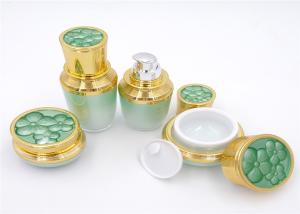 China Luxury Matt Purple Diamond Face Cream Containers 15ml 30ml 50ml Acrylic Ball Shape wholesale