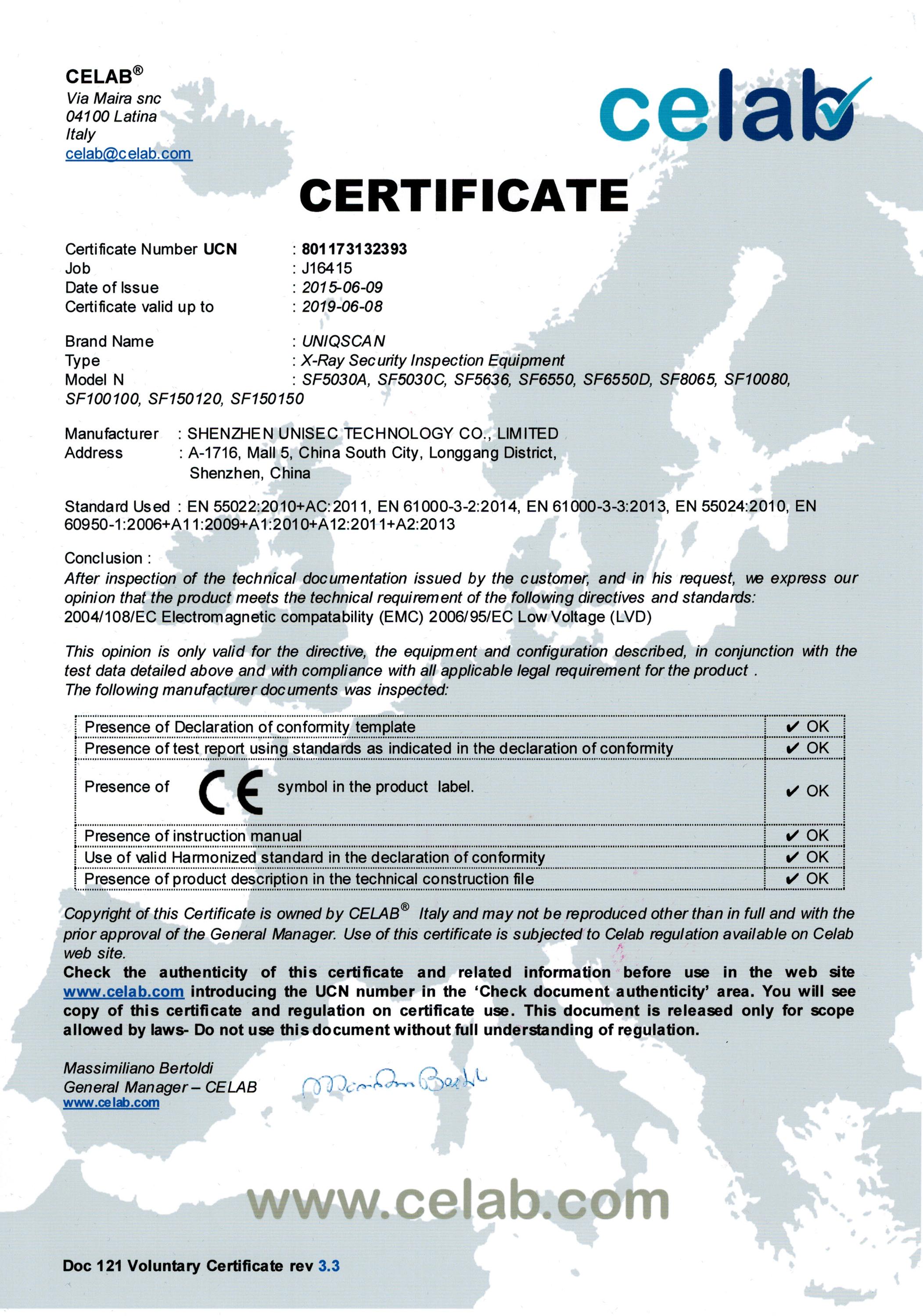 CE-X-RAY SCANNER