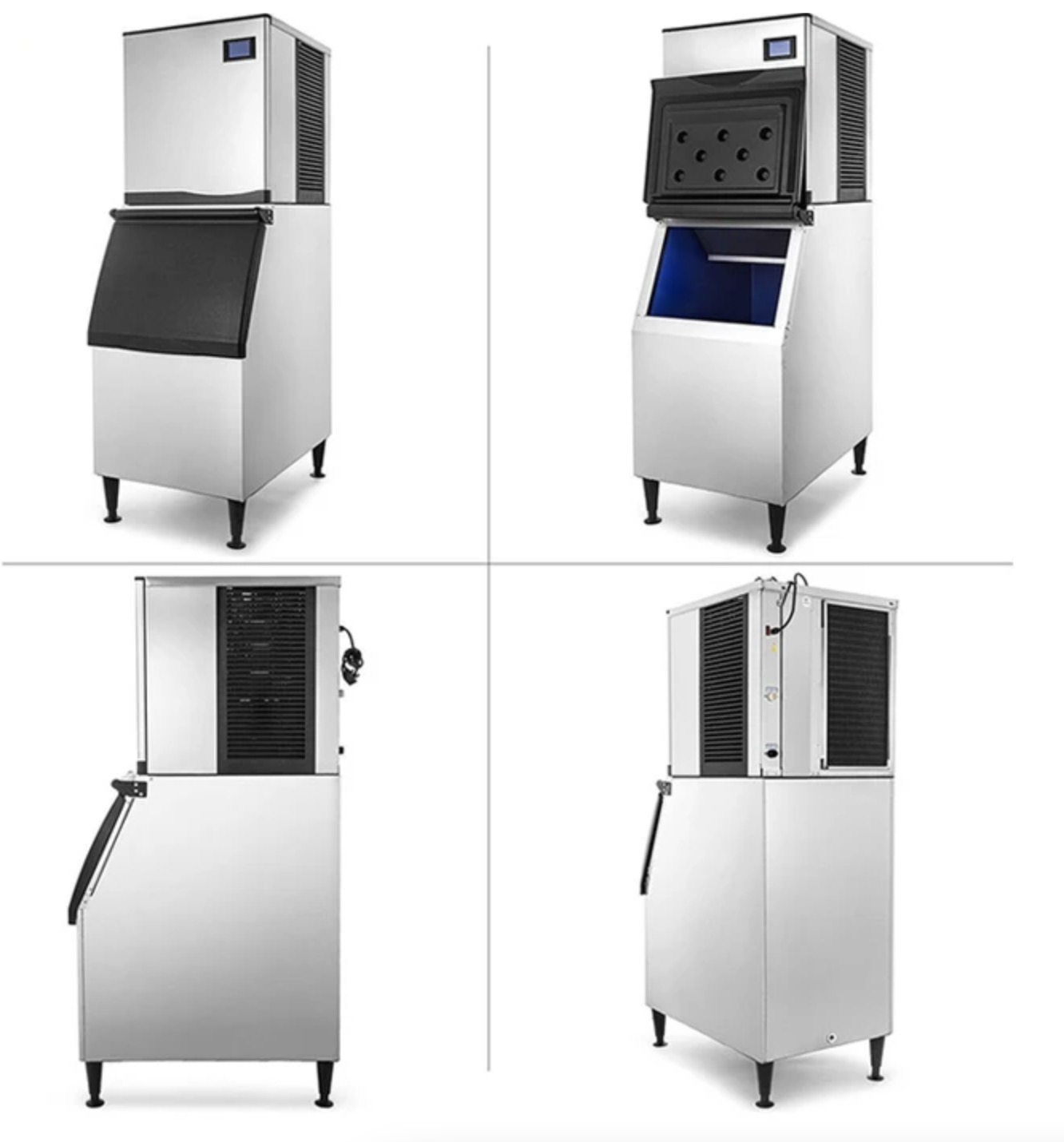 1420w Food Beverage Shops Cube Ice Machine FIM-700G Easy to Operate