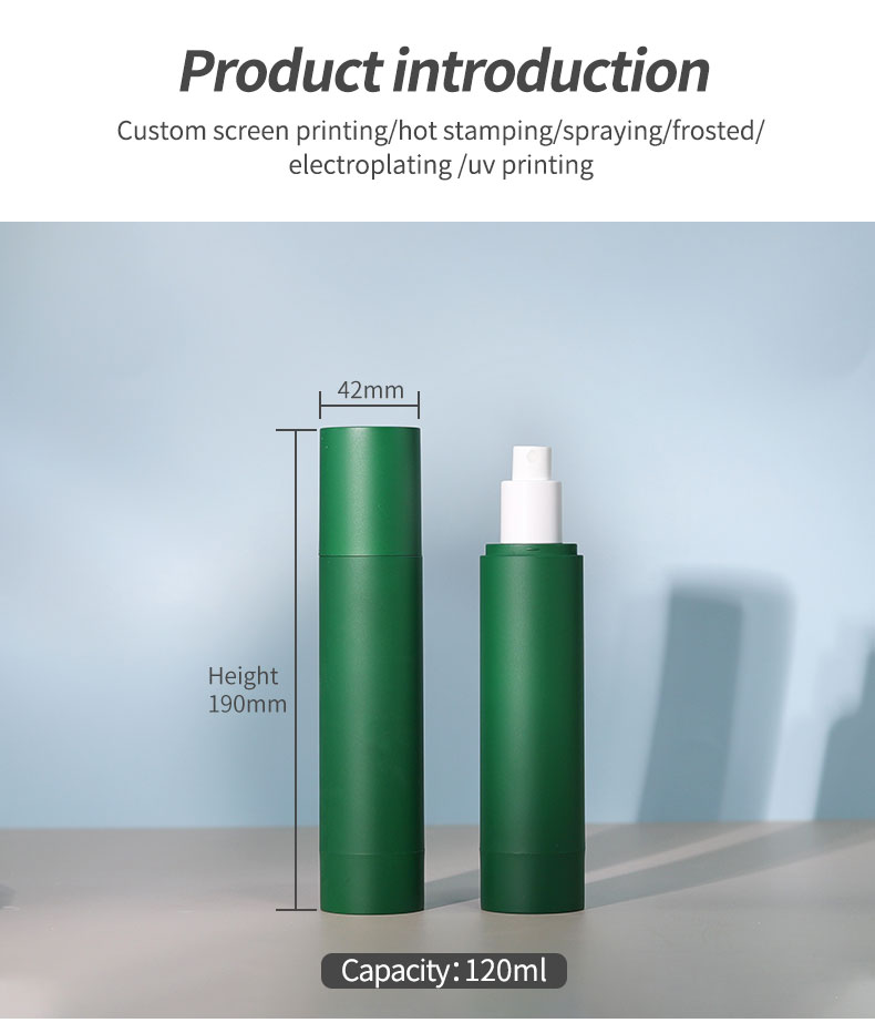 Luxury Airless Bottles 30ml 50ml 100ml 120ml Empty Refillable Perfume Bottles For Skincare