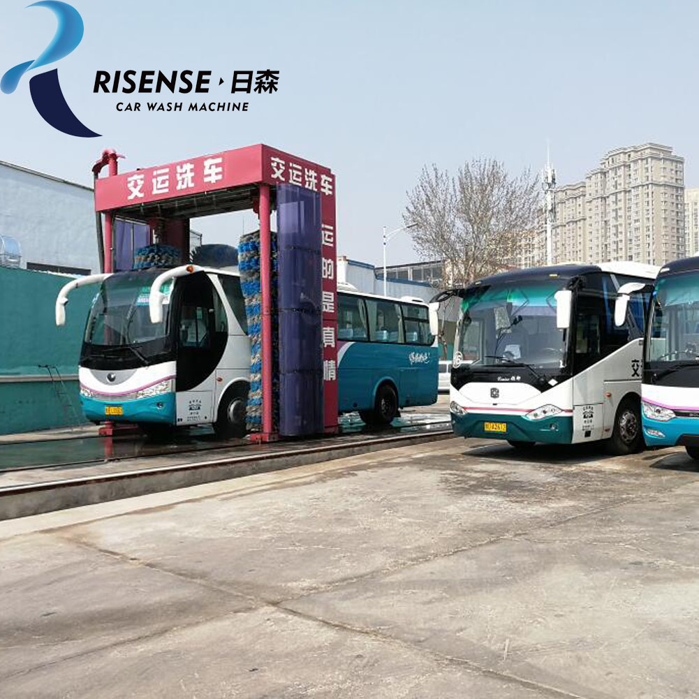 Rollover Bus / Truck Wash Machine For Hop-Dig Galvanized Coated Vehicles