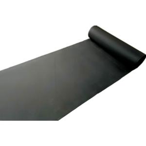 China 0.6-2.5Mm Black Matt Hypalon Rubber Sheet Fabric wholesale