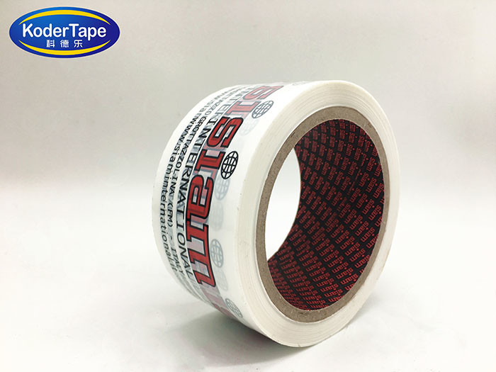White Color Based Bopp Printed Packing Adhesive Tape For Box Sealing Bundling