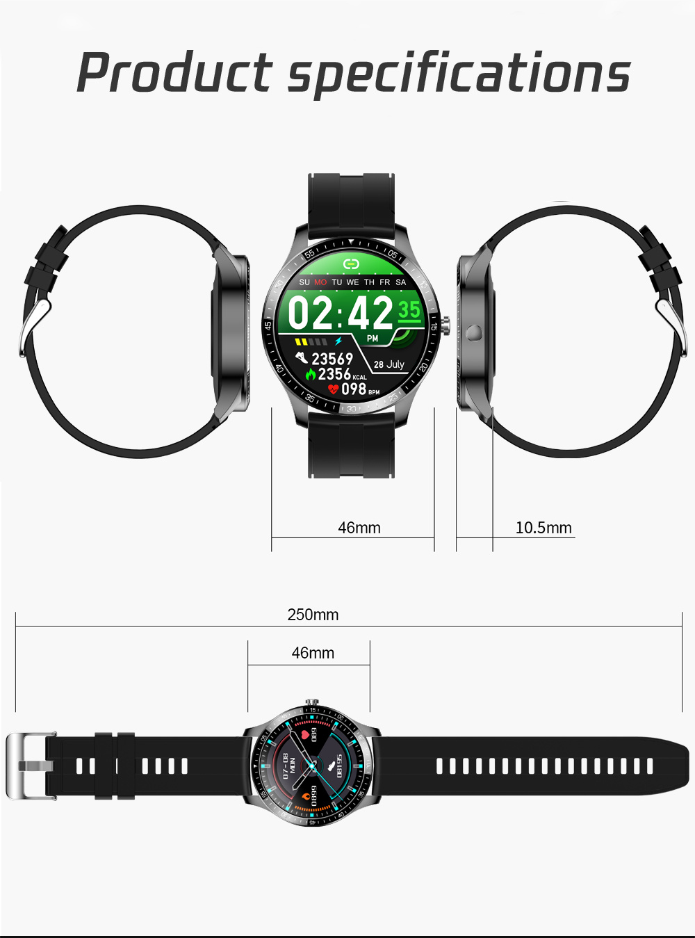 Smart Watch Factory Price Mobile Phone Gts in Mobile Phones Amazon Top Seller Origianal S90 Smartwatch