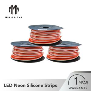 China Waterproof 50 Meter 220V Orange Silicone Neon LED Strip wholesale