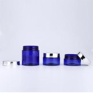 China 50 60 120ml Glass Cream Jars , Beauty Cream Jars Cosmetic Packaging With Screw Top Lids wholesale