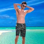 Fashion Custom Beach Shorts Pocket 4 Way Stretch Nontoxic Material Unisex