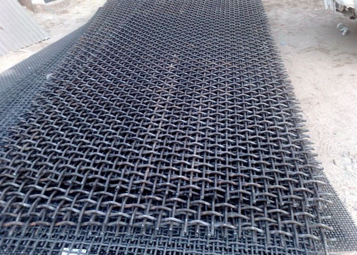 5.0mm Wire 30mm Opening iron Crimped Wire Mesh For Mining Industry