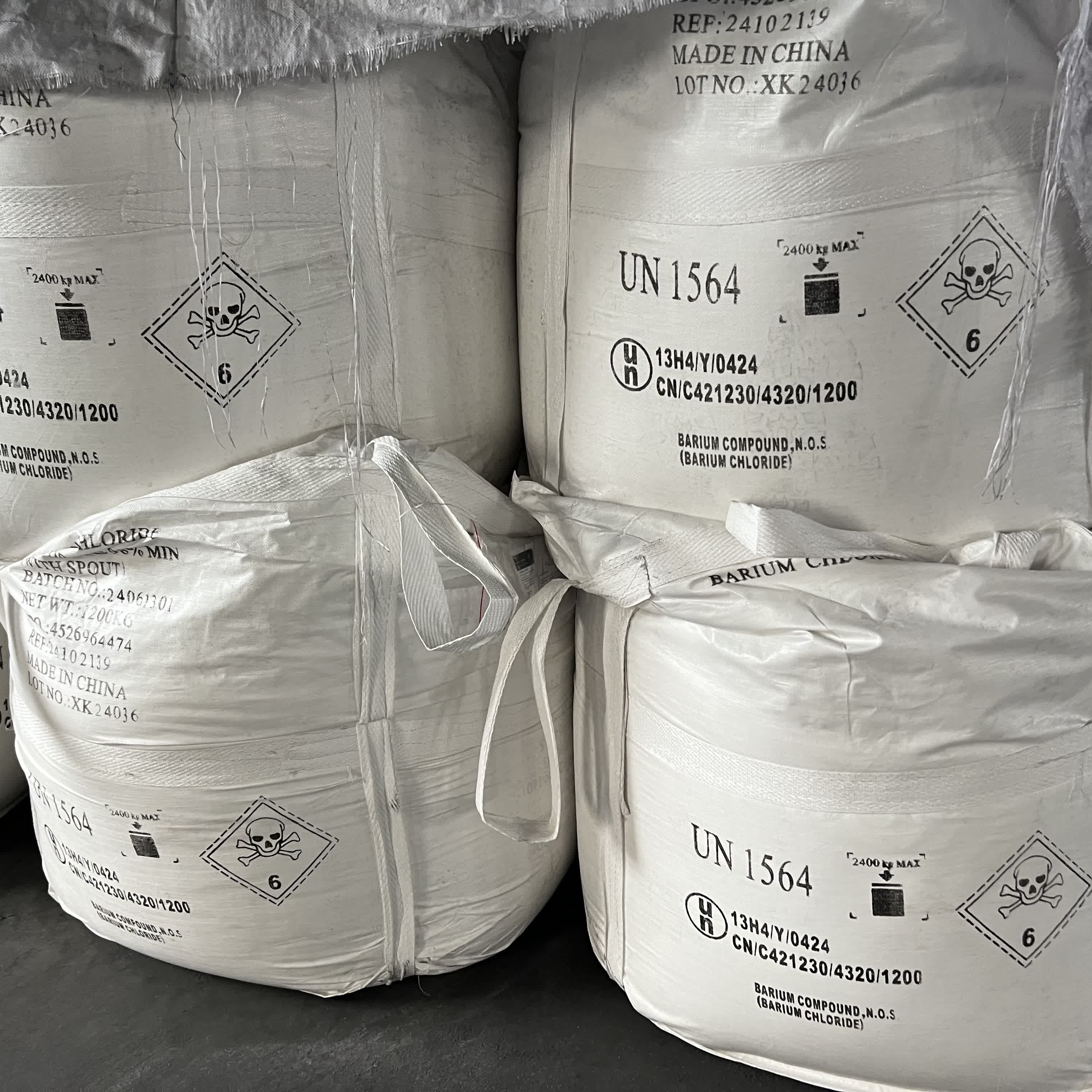 Metal Barium Chloride Price CAS 10326-27-9 BaCl2 White Crystal For Heat Treatment