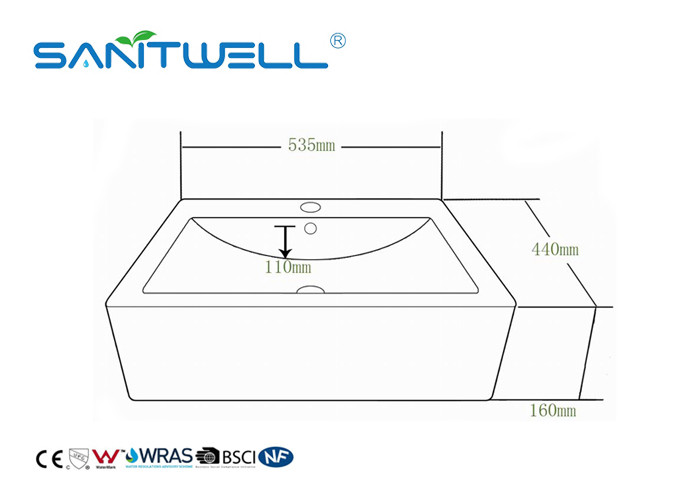 Modern Design Face Wash Basin Ceramic Basin Art Basin Sink SWA14 ODM OEM Easy Installation