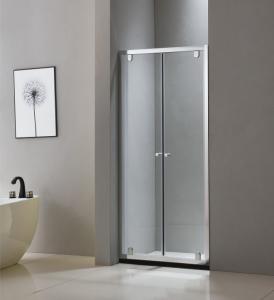 China Pivot shower doors 900*1900mm with 6463 aluminium profile and tempered glass wholesale