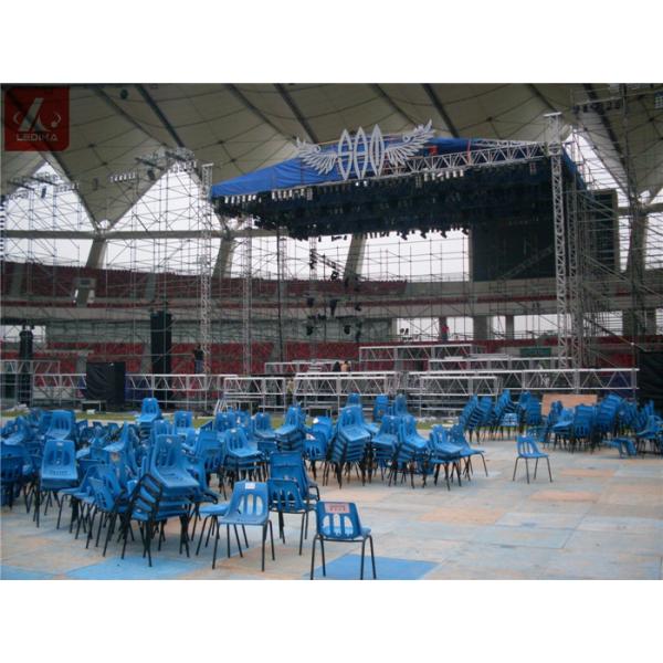 Outdoor Events Stage Roof Truss Material 6082 12 - 30m Max Span for Hanging Lamps