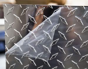 China 1050 1mm Embossed Aluminum Diamond Plate For Building Construction wholesale