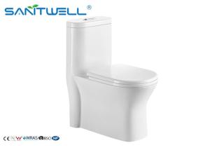 China Girl Siphonic One Piece Toilet 705*390*775 mm Size 3L / 6L Water tank wholesale
