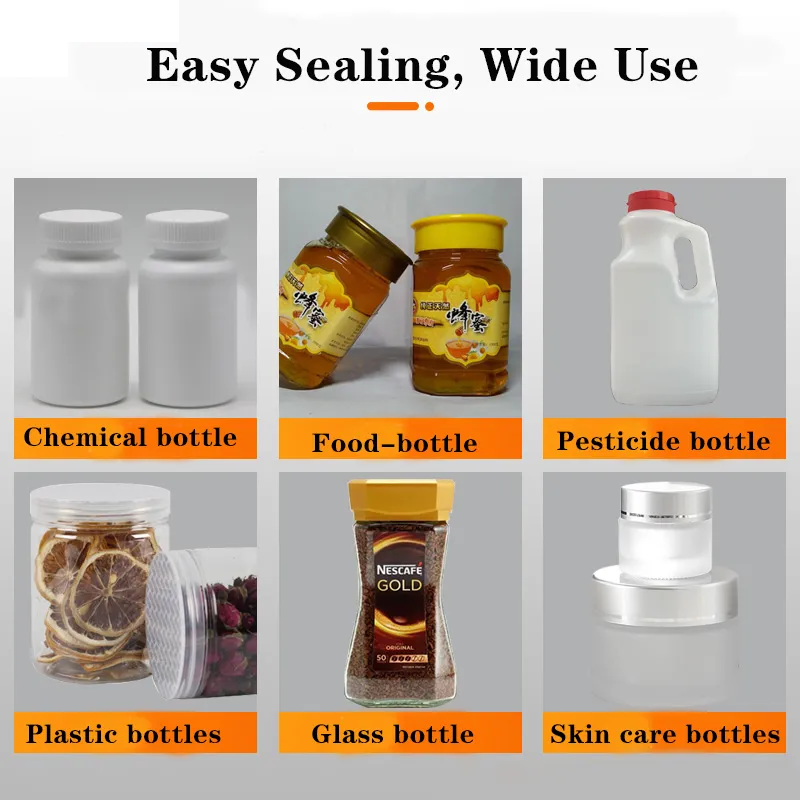 Continuous Induction Sealing Machine for Plastic Bottles and Aluminum Containers