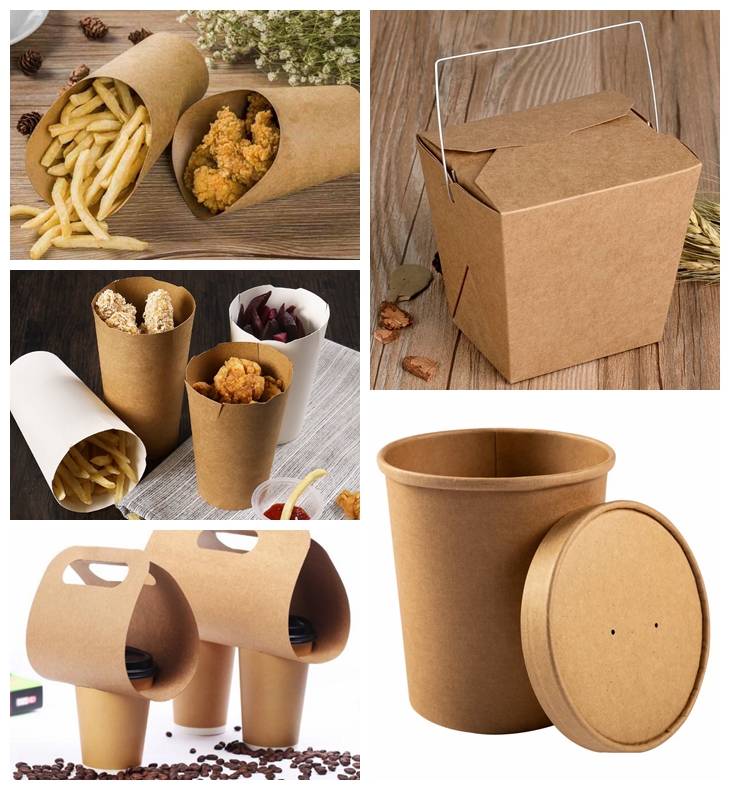 Brown kraft paper roll