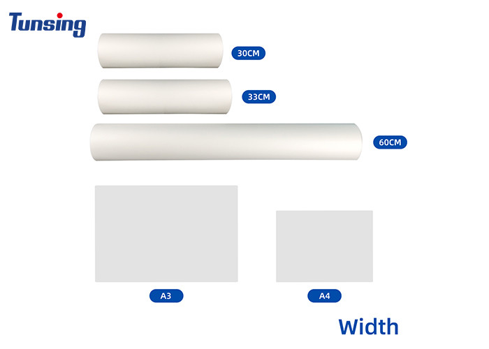 Instant Easy Peeling Double Matte DTF Pet Film 60cm Transfer Film Hot or Cold Peel