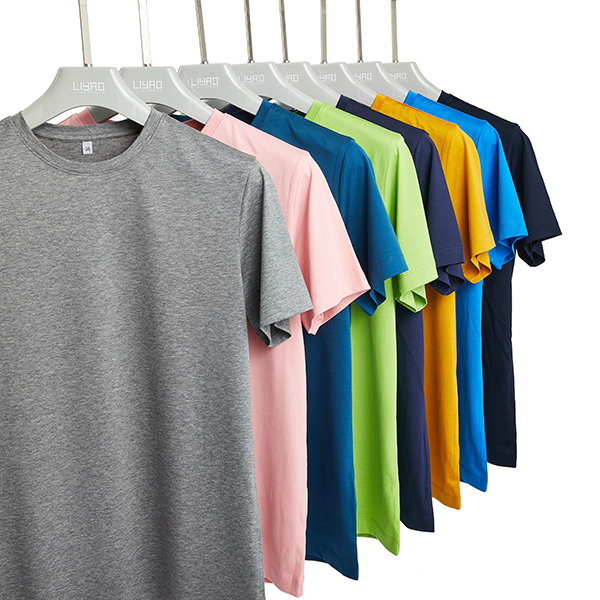 Knitted Fabric Sport T Shirt Short Sleeve 180 Grams for Daily Office Wearing