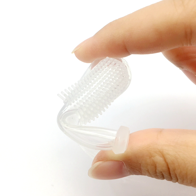 Cleaning Supplies Infant Toothbrush Dental Hygiene Food Grade Silicone Gum Massager Teether Brush for Babies Toddlers