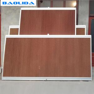 China Greenhouse Cooling System Pad With Aluminum / Galvanized / Stainless Steel Frame wholesale
