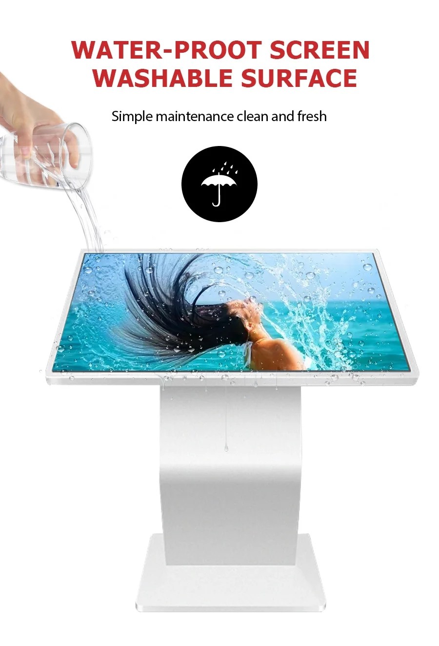 Hotel Supermarket Interactive Self Service Kiosk All In One 1920 X 1080
